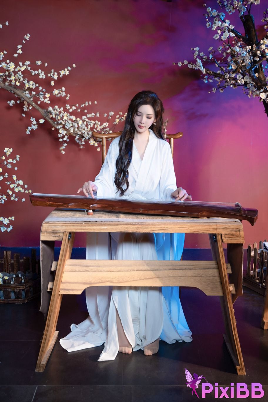 XR Uncensored Zhou Yan Xi Yanxi Fairy in white PixiBB.COM 009