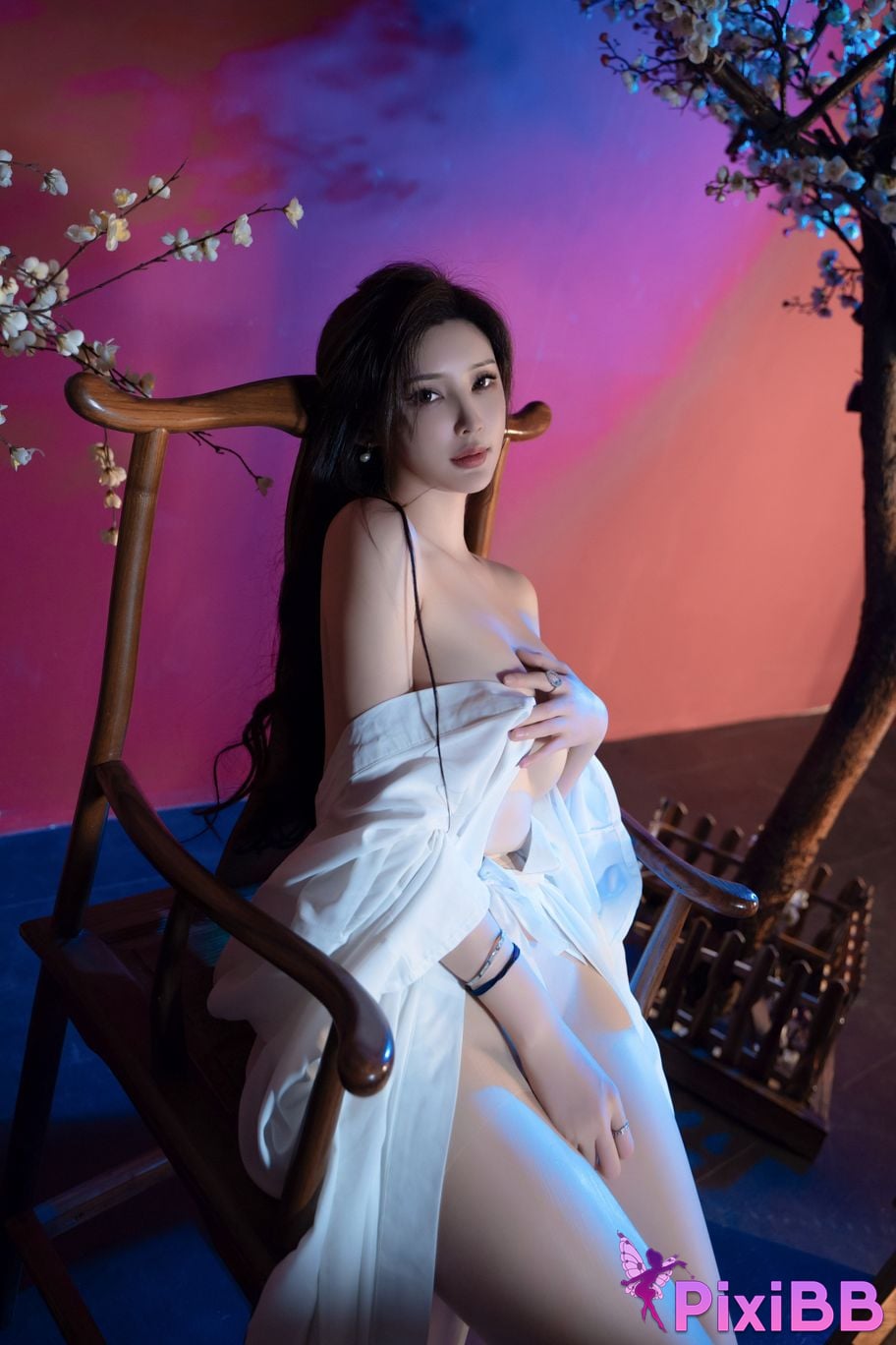 XR Uncensored Zhou Yan Xi Yanxi Fairy in white PixiBB.COM 038