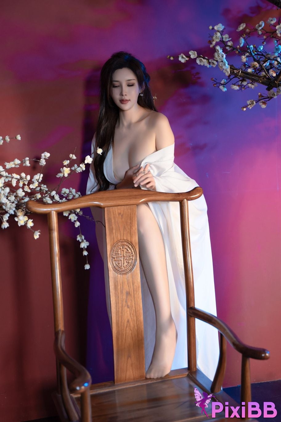 XR Uncensored Zhou Yan Xi Yanxi Fairy in white PixiBB.COM 042