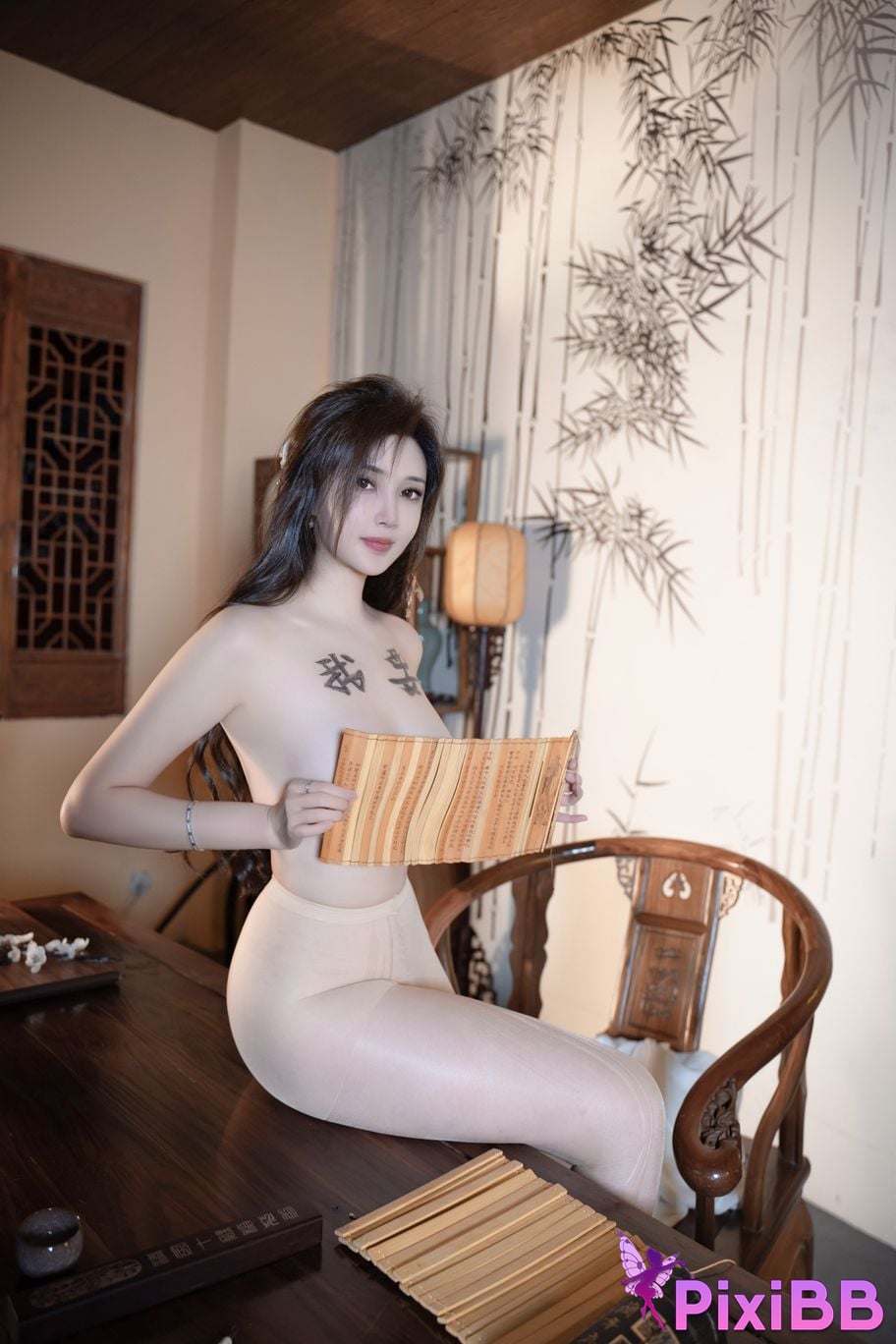 XR Uncensored Zhou Yan Xi Yanxi Fairy in white PixiBB.COM 090