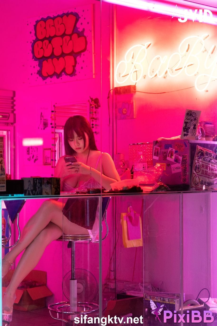JVID Bing lang and Ya jie and Angela bao 7 Bing lang PixiBB.COM 032