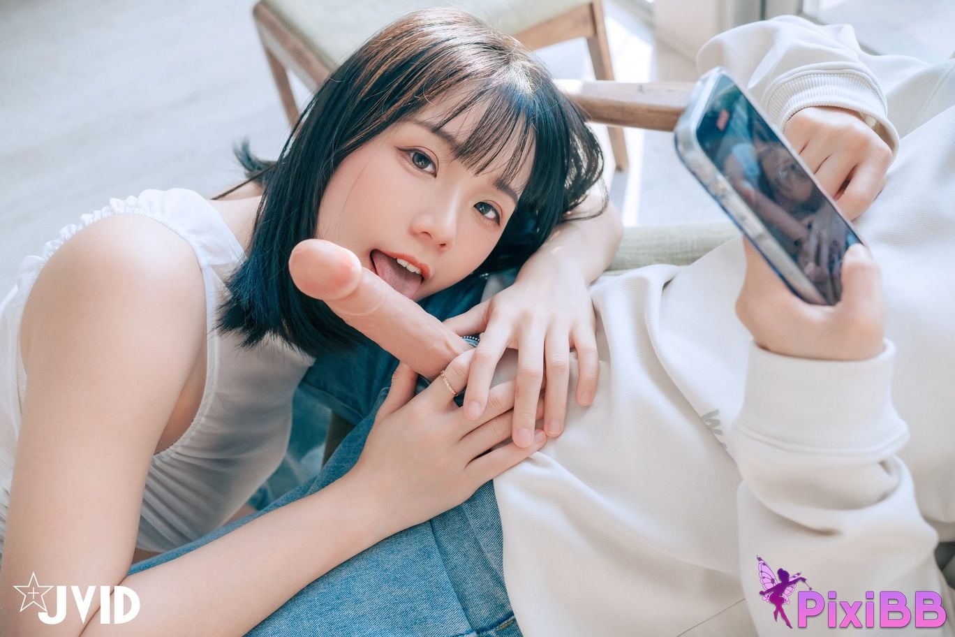 JVID Angela Bao 7 Hao Ru Qing Fu noBu Lun Lu Xing Qi Gui Tian Rou Bang De Se Bai Jin Meng Mei Ling Qiao She Tou Lai Qu PixiBB.COM 165