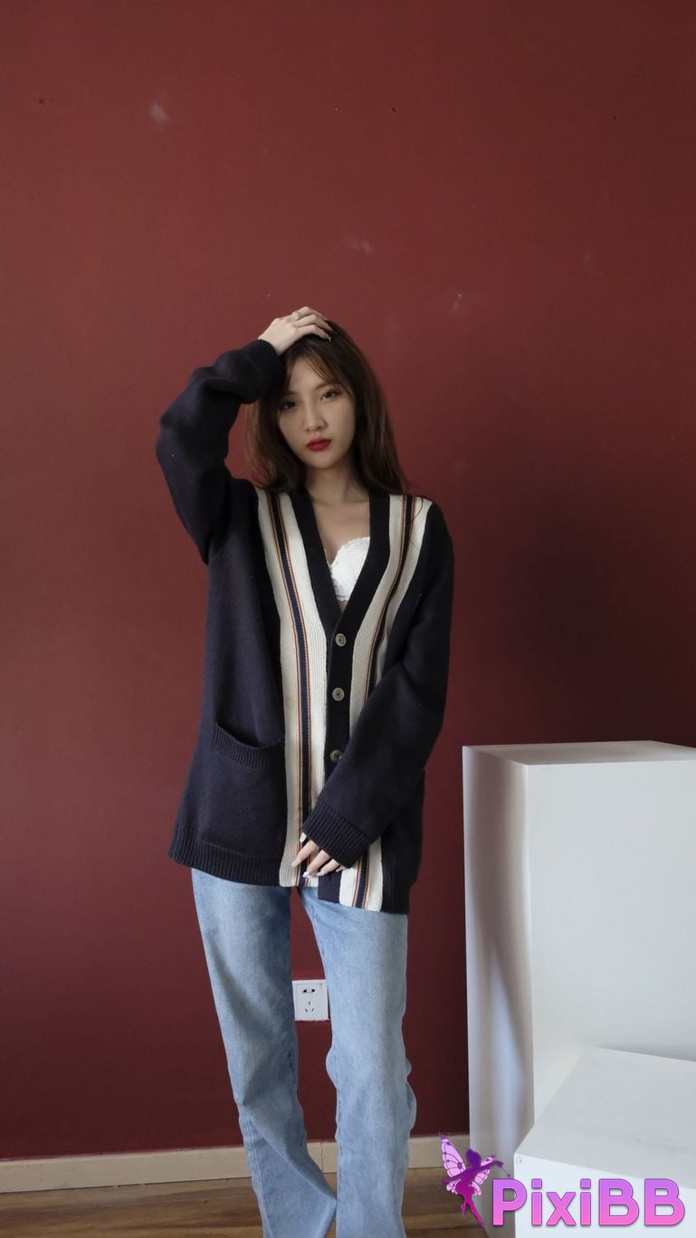 Private Photoshoot Bai Xue Jia Fei Cool black stockings goddess Full scale private photography of the human body PixiBB.COM 013