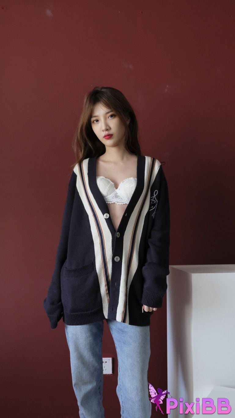 Private Photoshoot Bai Xue Jia Fei Cool black stockings goddess Full scale private photography of the human body PixiBB.COM 046