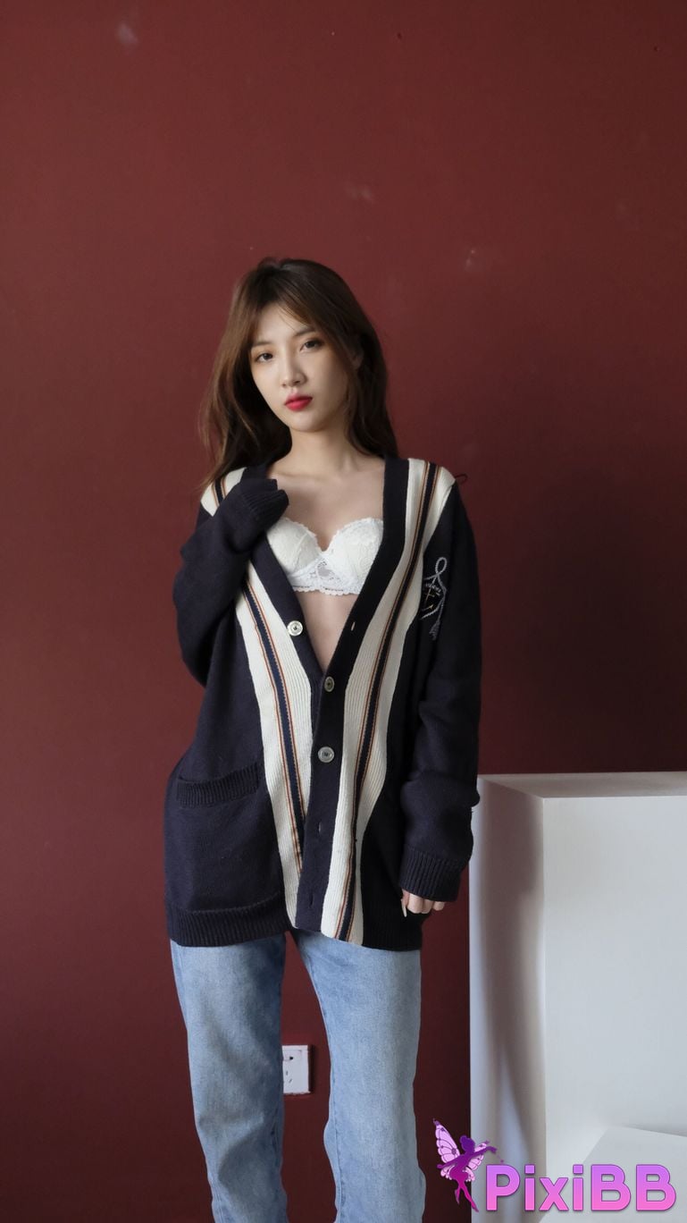 Private Photoshoot Bai Xue Jia Fei Cool black stockings goddess Full scale private photography of the human body PixiBB.COM 057