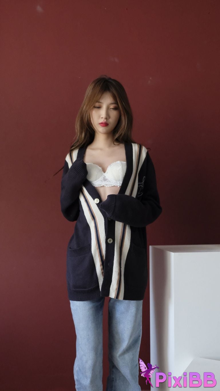 Private Photoshoot Bai Xue Jia Fei Cool black stockings goddess Full scale private photography of the human body PixiBB.COM 113