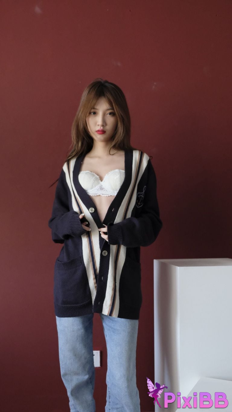 Private Photoshoot Bai Xue Jia Fei Cool black stockings goddess Full scale private photography of the human body PixiBB.COM 135