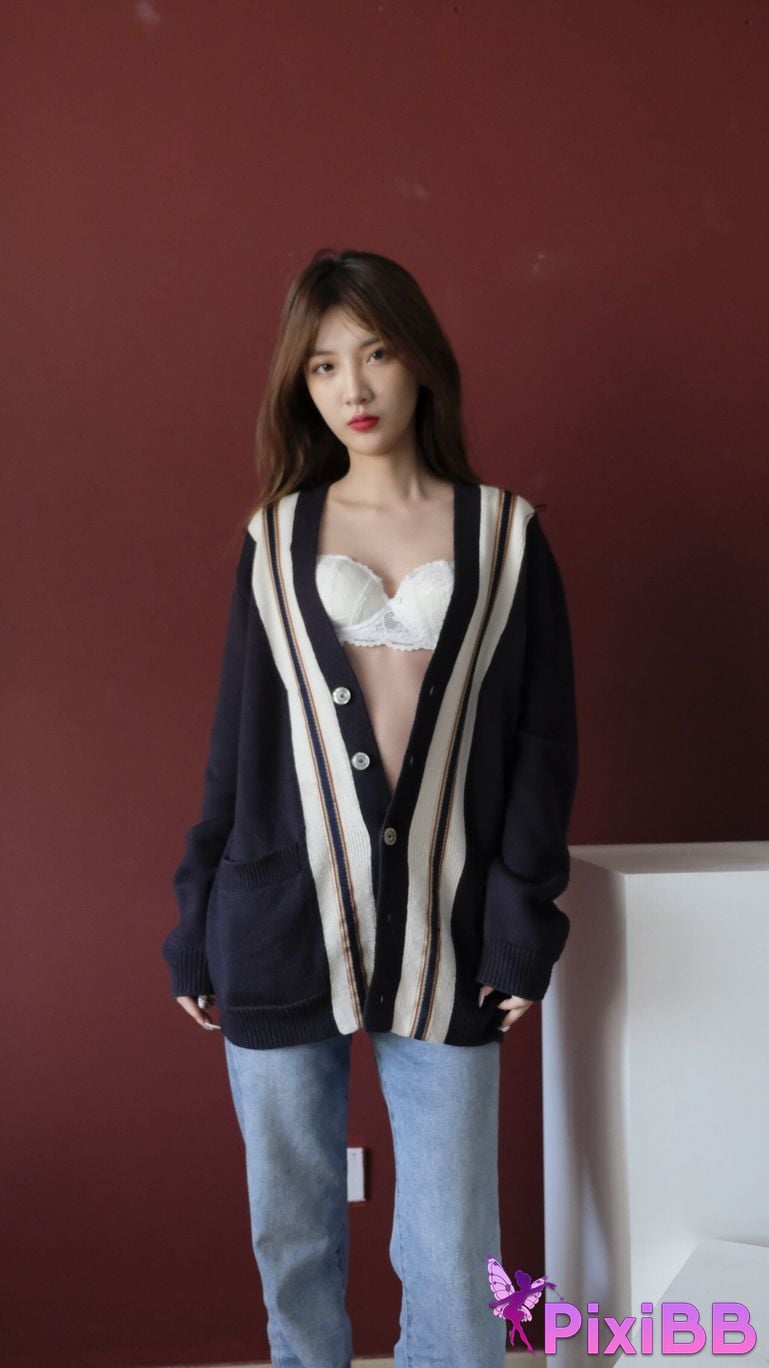 Private Photoshoot Bai Xue Jia Fei Cool black stockings goddess Full scale private photography of the human body PixiBB.COM 146