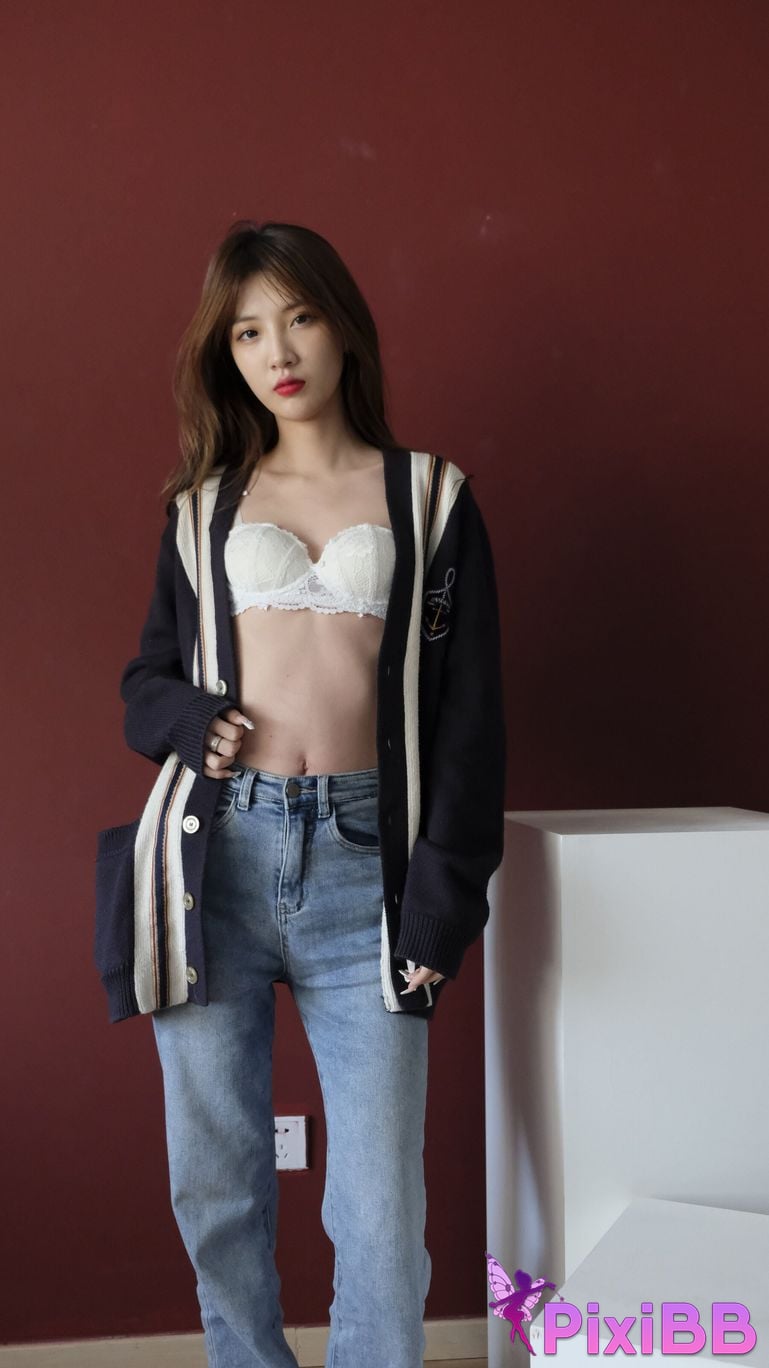 Private Photoshoot Bai Xue Jia Fei Cool black stockings goddess Full scale private photography of the human body PixiBB.COM 201