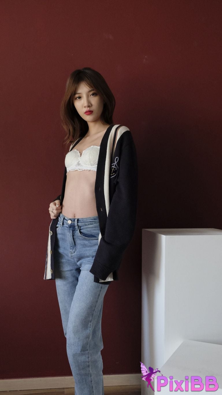 Private Photoshoot Bai Xue Jia Fei Cool black stockings goddess Full scale private photography of the human body PixiBB.COM 257