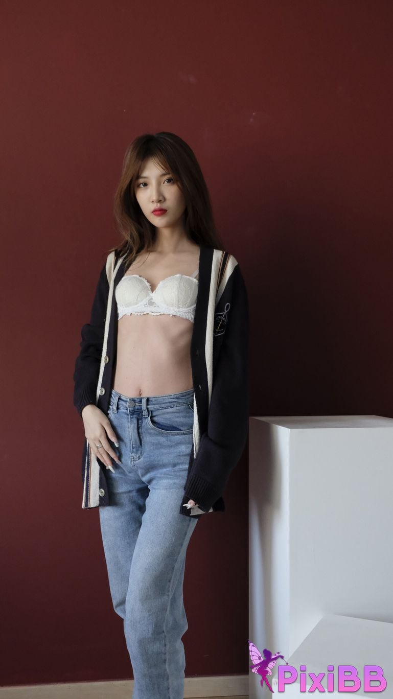 Private Photoshoot Bai Xue Jia Fei Cool black stockings goddess Full scale private photography of the human body PixiBB.COM 279