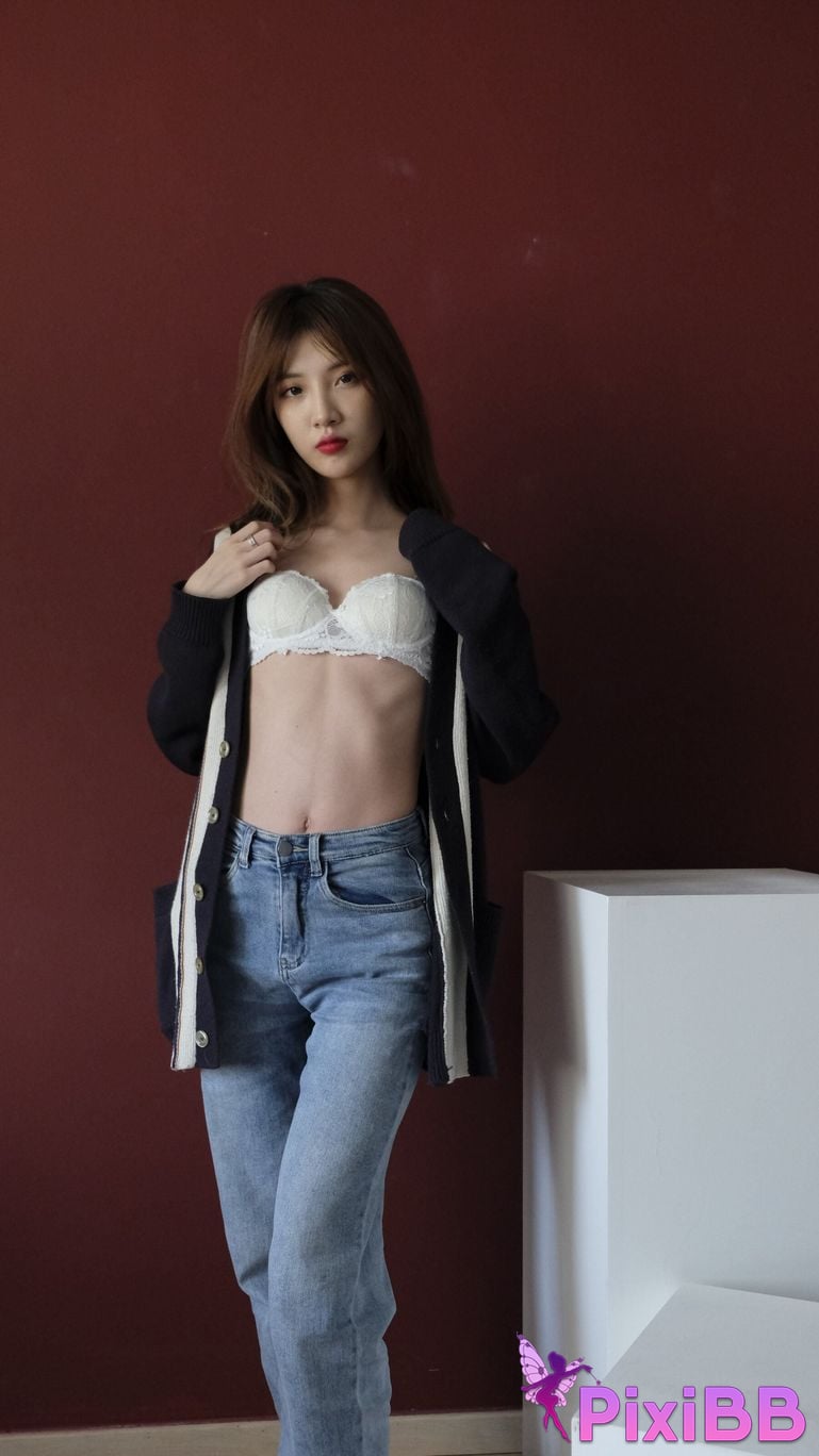 Private Photoshoot Bai Xue Jia Fei Cool black stockings goddess Full scale private photography of the human body PixiBB.COM 290