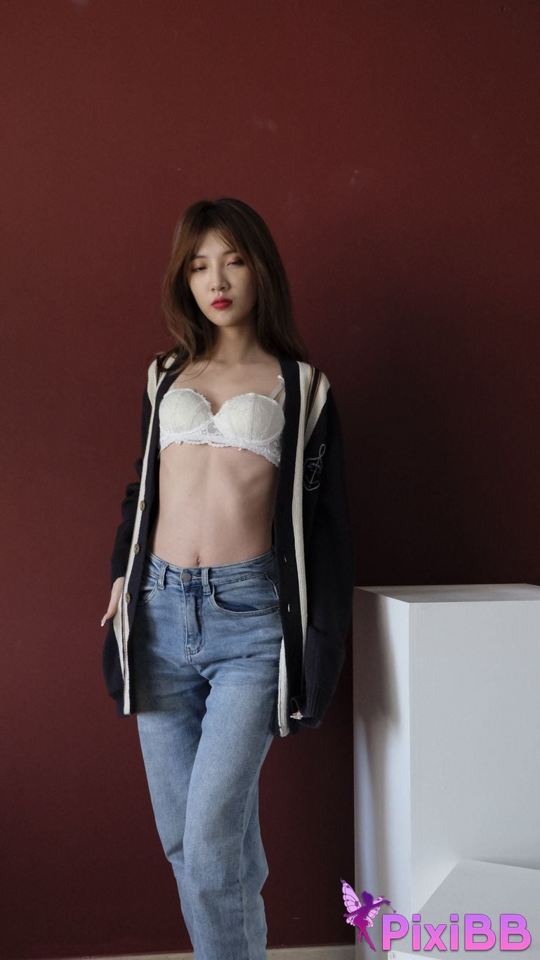 Private Photoshoot Bai Xue Jia Fei Cool black stockings goddess Full scale private photography of the human body PixiBB.COM 312