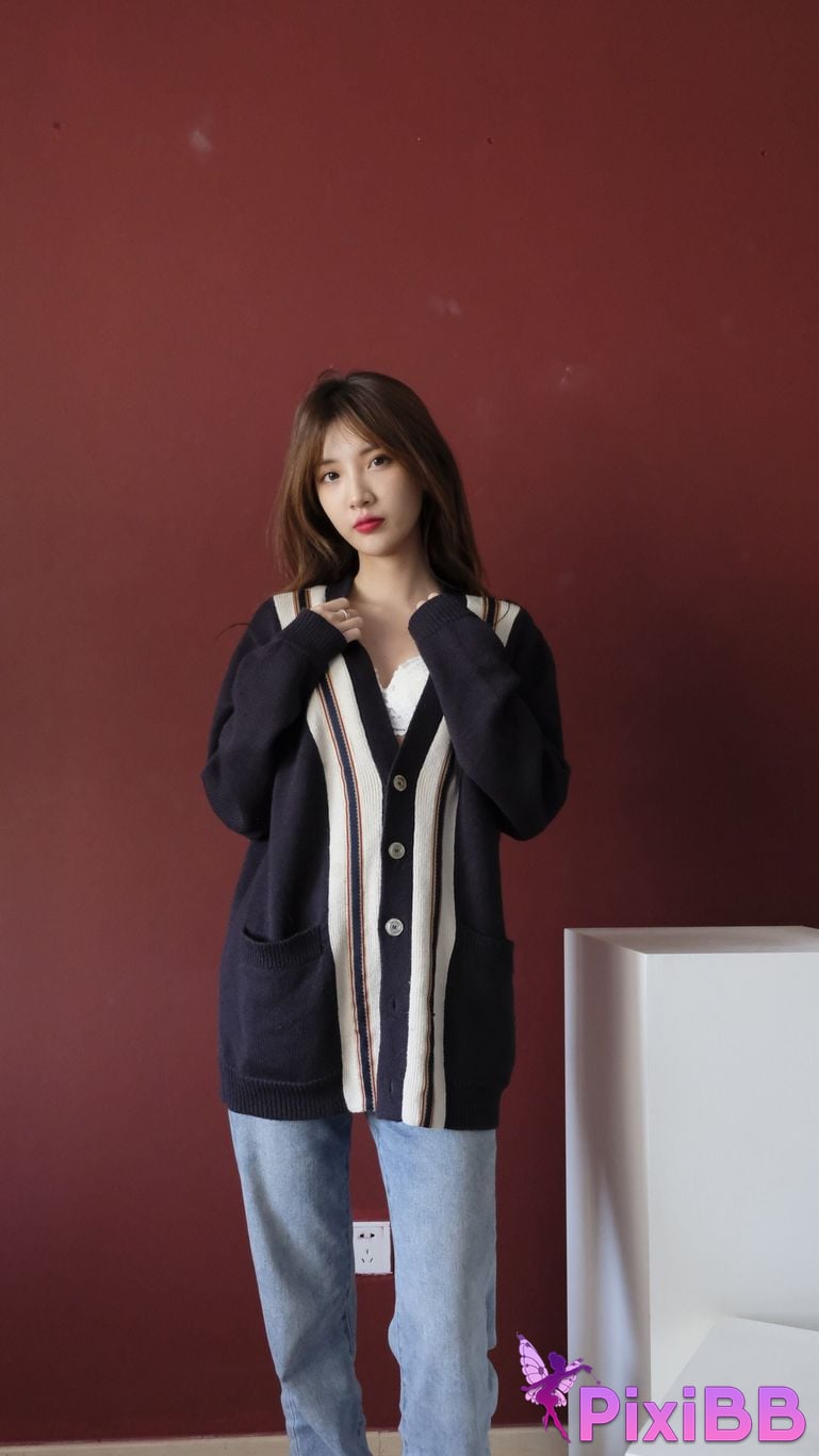 Private Photoshoot Bai Xue Jia Fei Cool black stockings goddess Full scale private photography of the human body PixiBB.COM 588