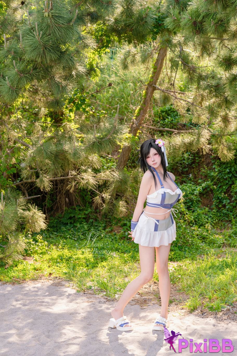 Cosplayer Sticky Dumpling Rabbit 2025 Swimwear limited edition seaside holiday Tifa PixiBB.COM 001
