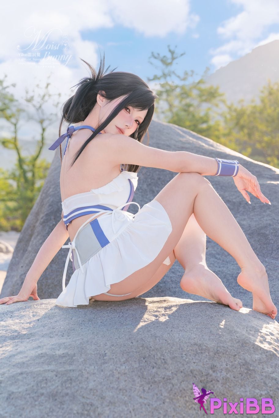 Cosplayer Sticky Dumpling Rabbit 2025 Swimwear limited edition seaside holiday Tifa PixiBB.COM 021