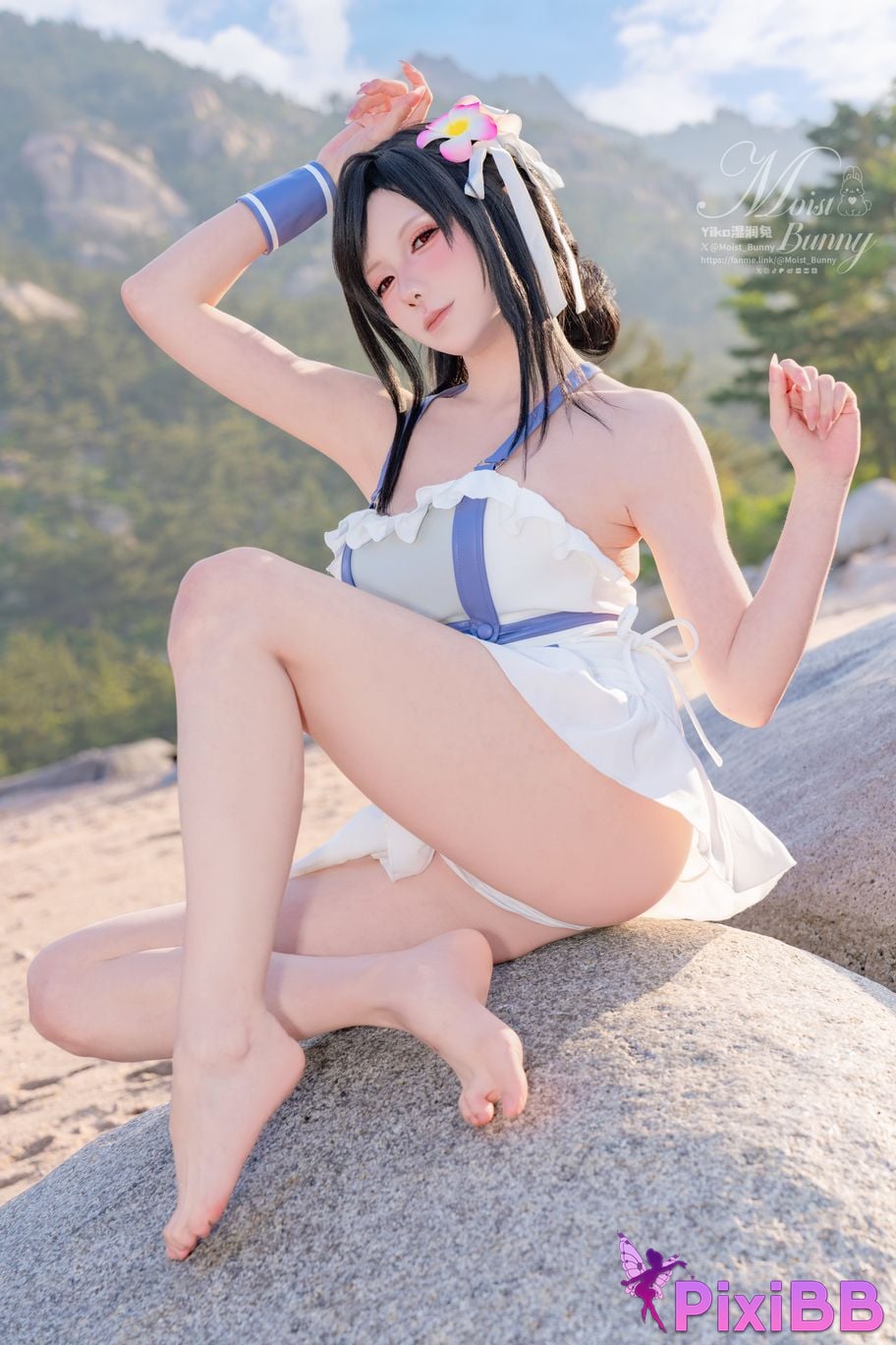 Cosplayer Sticky Dumpling Rabbit 2025 Swimwear limited edition seaside holiday Tifa PixiBB.COM 022