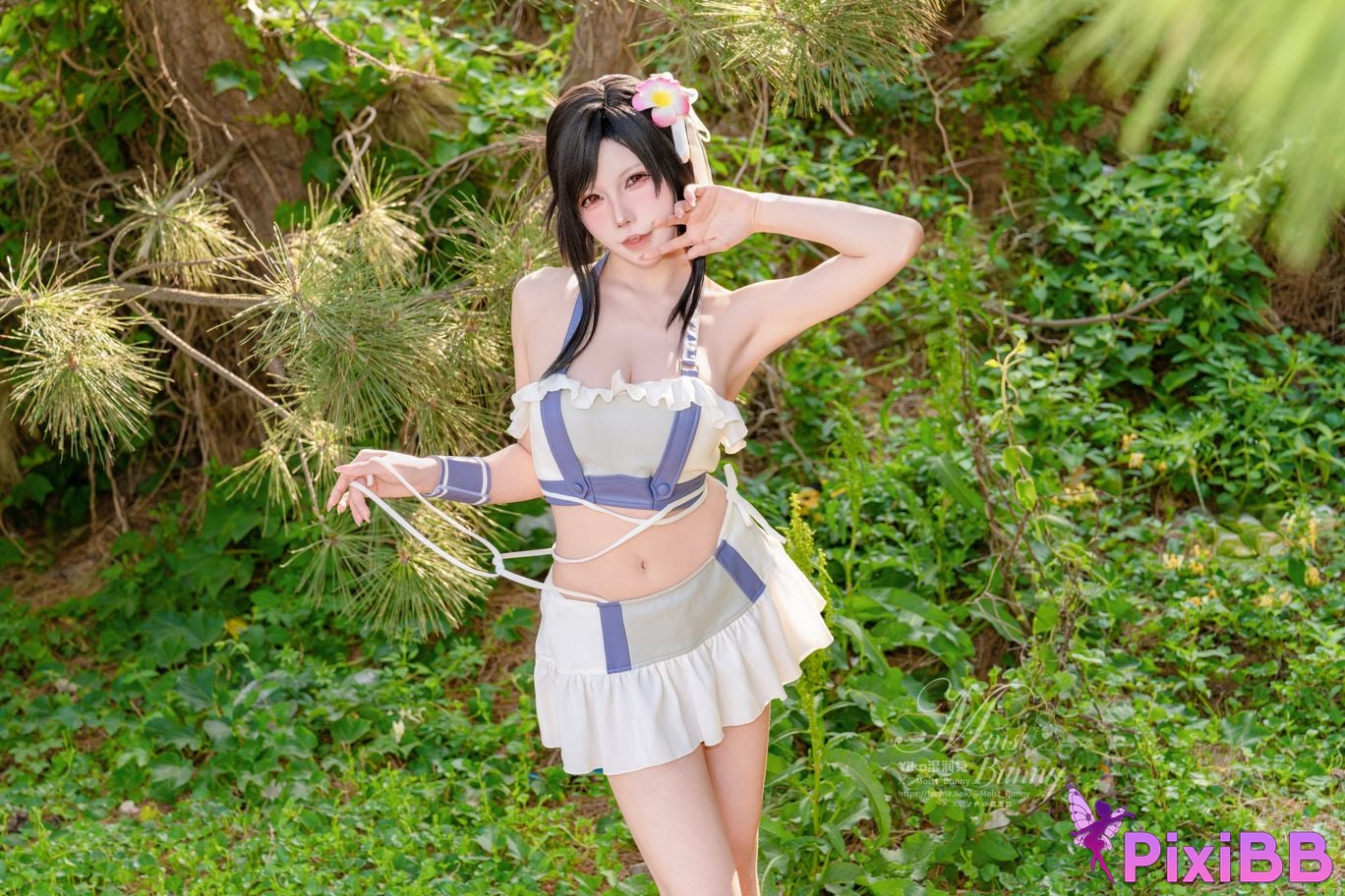 Cosplayer Sticky Dumpling Rabbit 2025 Swimwear limited edition seaside holiday Tifa PixiBB.COM 045
