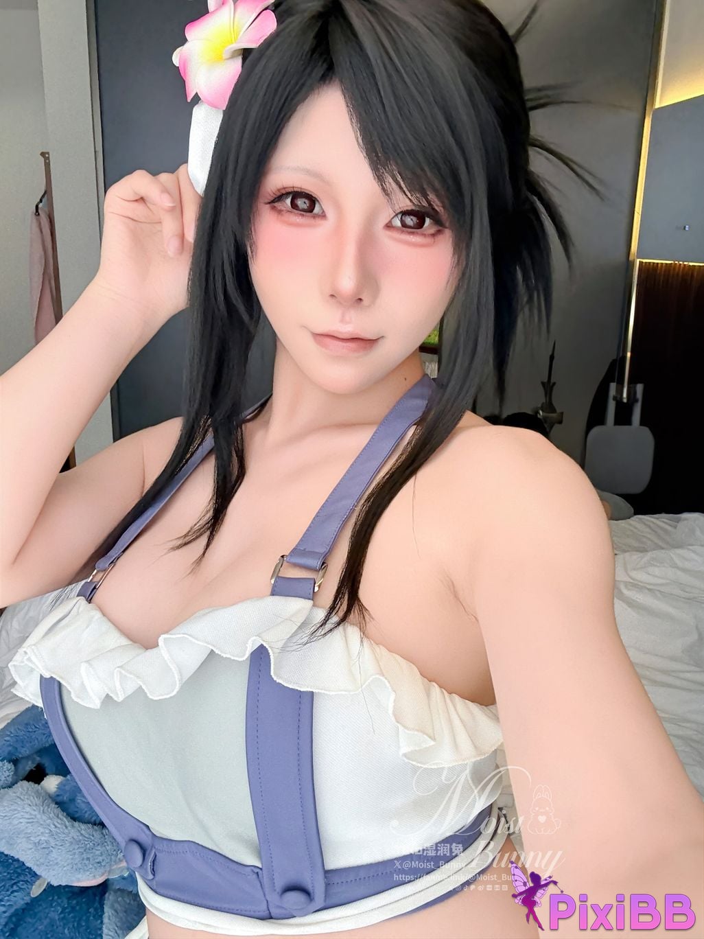 Cosplayer Sticky Dumpling Rabbit 2025 Swimwear limited edition seaside holiday Tifa PixiBB.COM 074