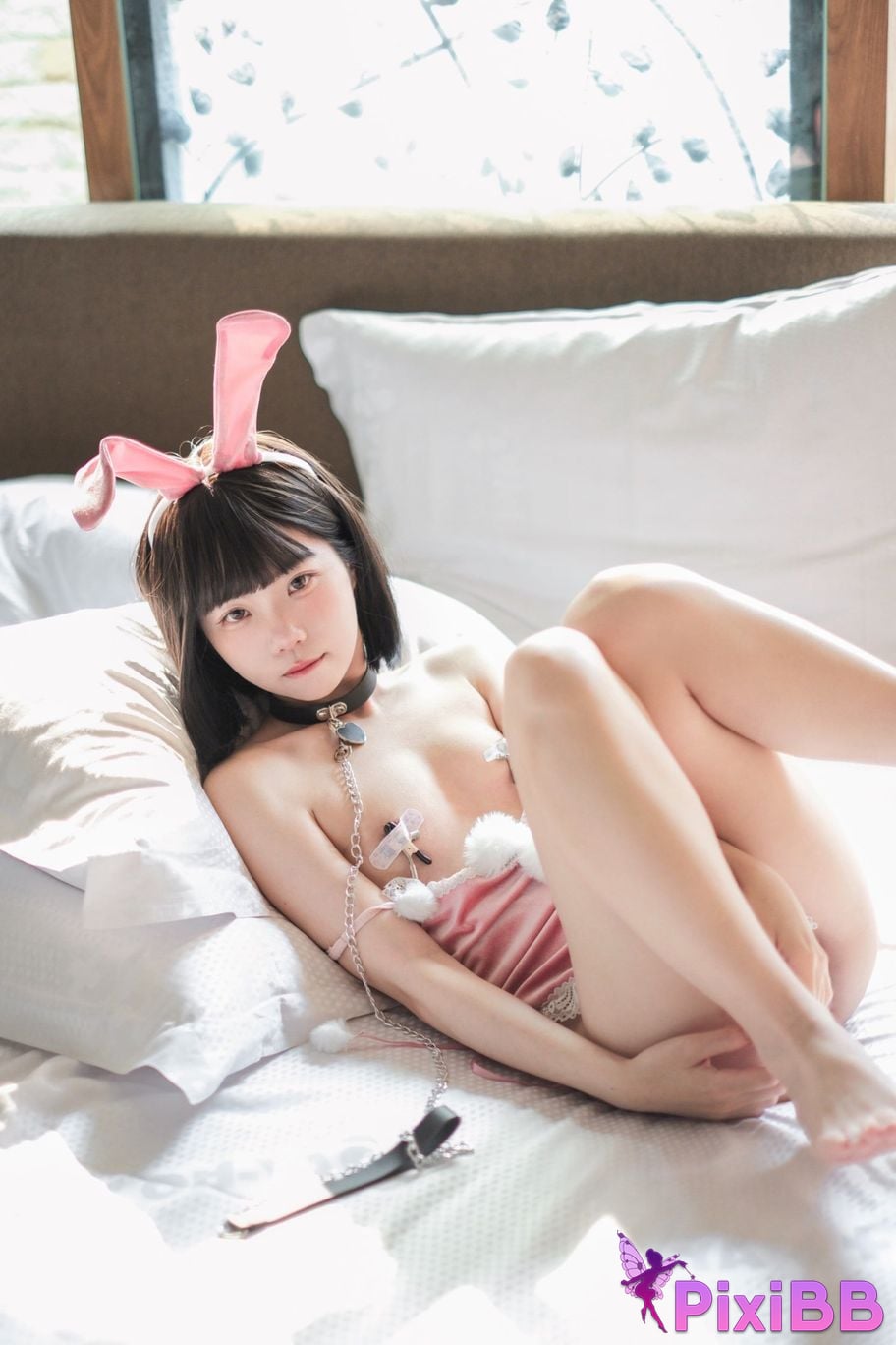 Cosplayer Cocoa Little White Rabbit Chun Yu Tu Nu Lang PixiBB.COM 041