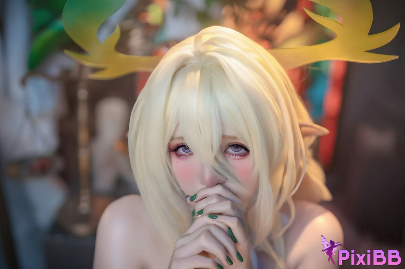 Cosplayer Axun kaOri azur lane golden lion PixiBB.COM 082