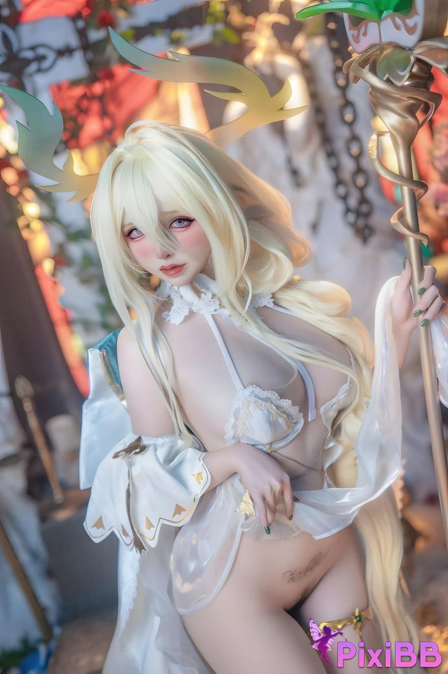 Cosplayer Axun kaOri azur lane golden lion PixiBB.COM 137