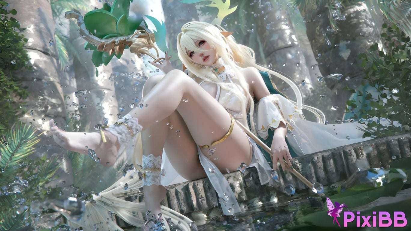 Cosplayer Axun kaOri azur lane golden lion PixiBB.COM 201
