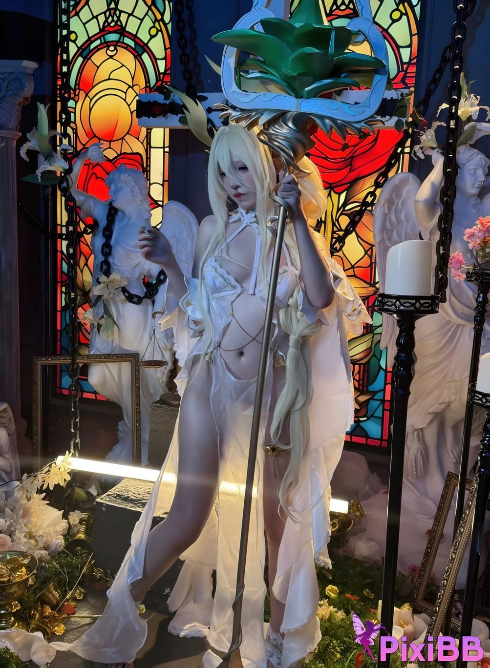 Cosplayer Axun kaOri azur lane golden lion PixiBB.COM 228