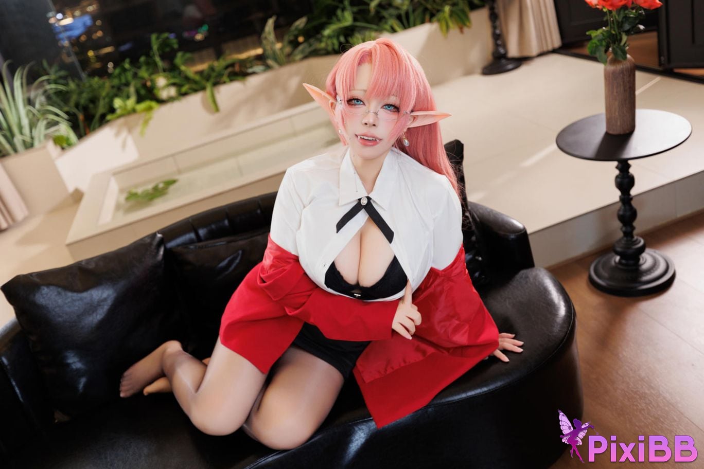 Cosplayer walnut cat Kurumineko azur lane Duke of York PixiBB.COM 069