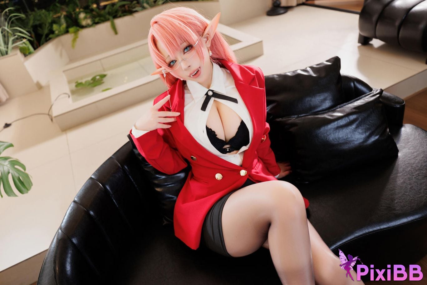 Cosplayer walnut cat Kurumineko azur lane Duke of York PixiBB.COM 071