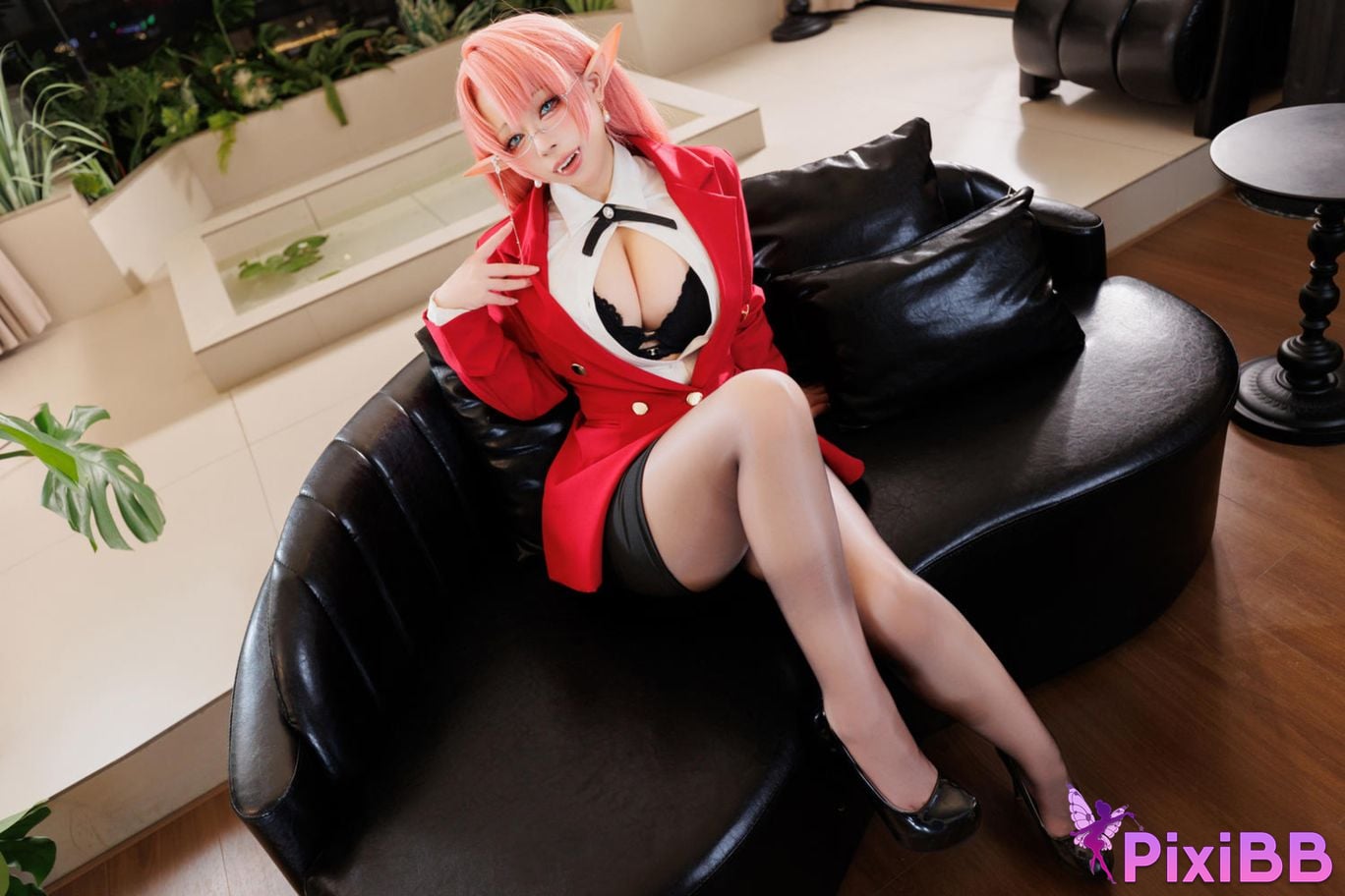 Cosplayer walnut cat Kurumineko azur lane Duke of York PixiBB.COM 082
