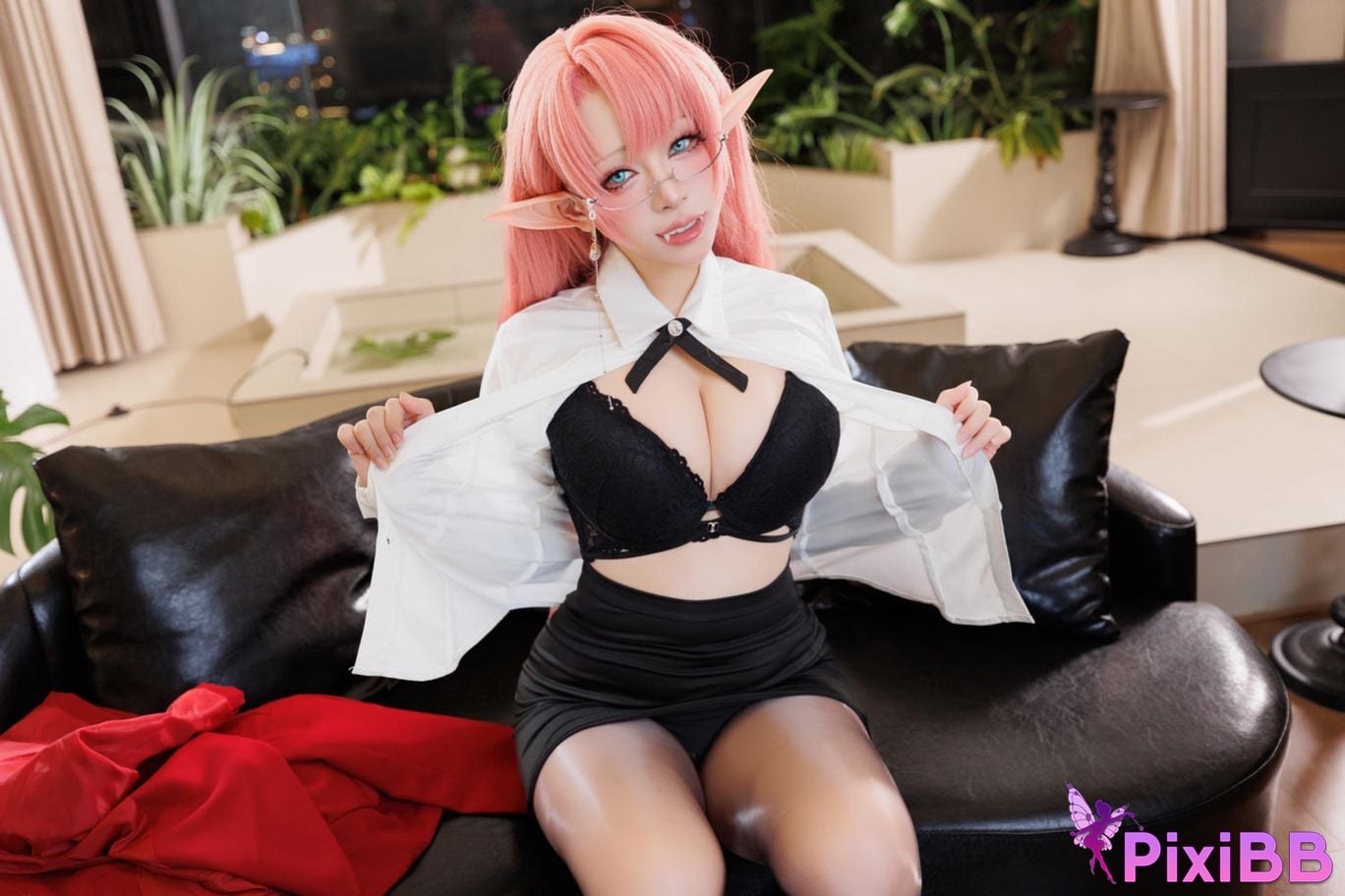 Cosplayer walnut cat Kurumineko azur lane Duke of York PixiBB.COM 102