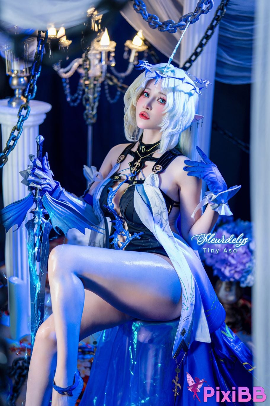 Cosplayer Tiny Asa Fleurdelys Wuthering Waves PixiBB.COM 002