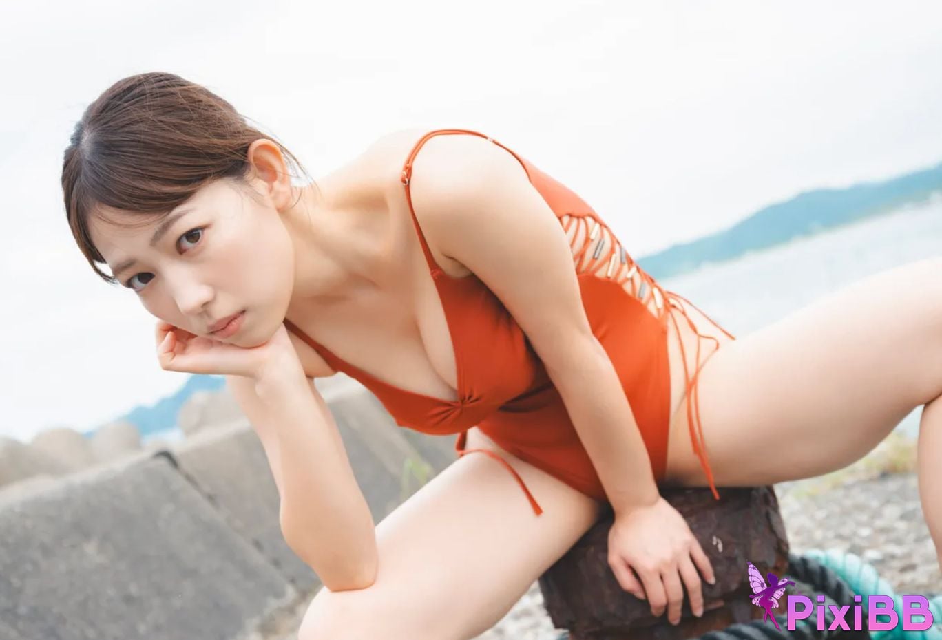 Japanese Idol Yuuri Kouchi Kawachi Yuri FRIDAY Monthly Girl 042 Completely unpublished 100 cuts PixiBB.COM 025