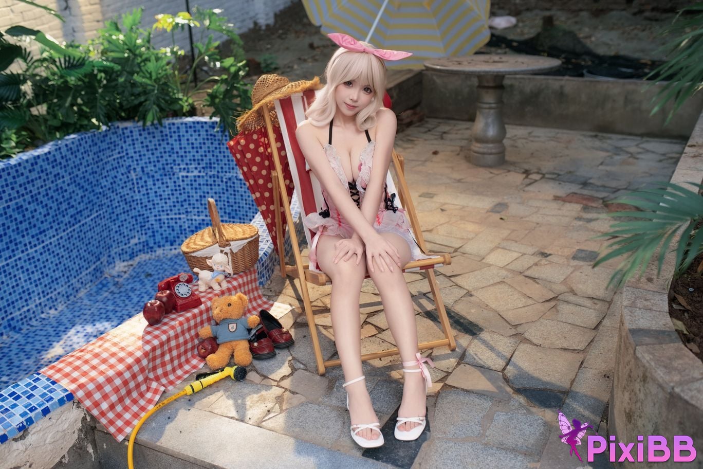 Cosplayer Bangni Bonnie Eternal calamity Delicate swimsuit PixiBB.COM 011