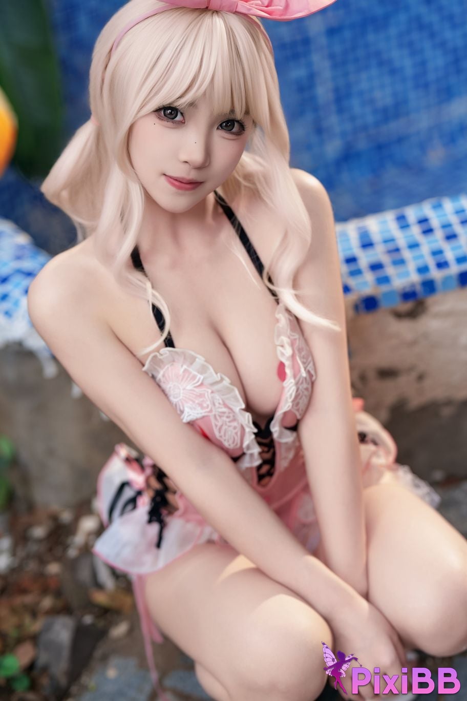 Cosplayer Bangni Bonnie Eternal calamity Delicate swimsuit PixiBB.COM 030