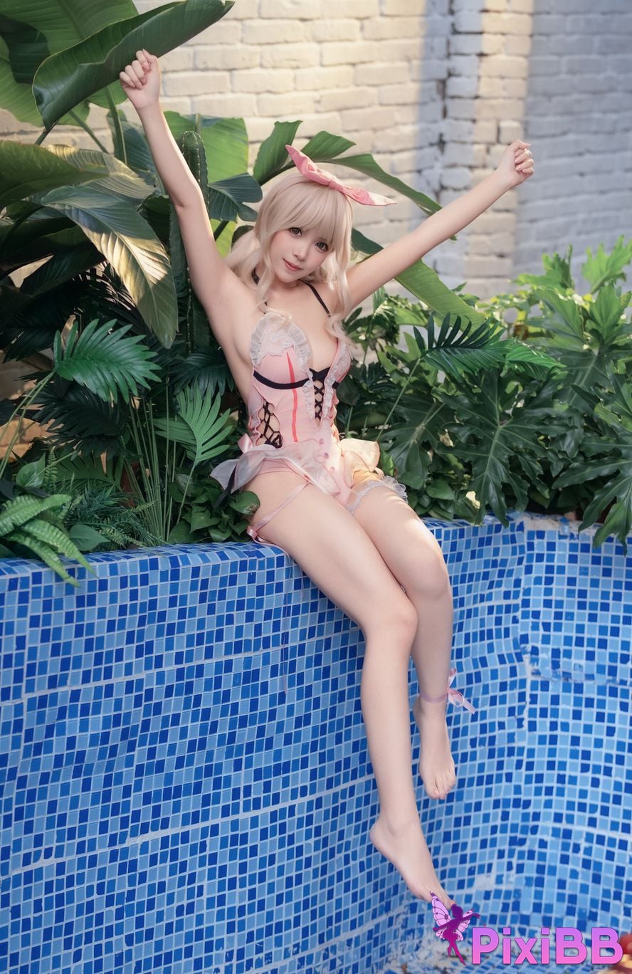 Cosplayer Bangni Bonnie Eternal calamity Delicate swimsuit PixiBB.COM 051