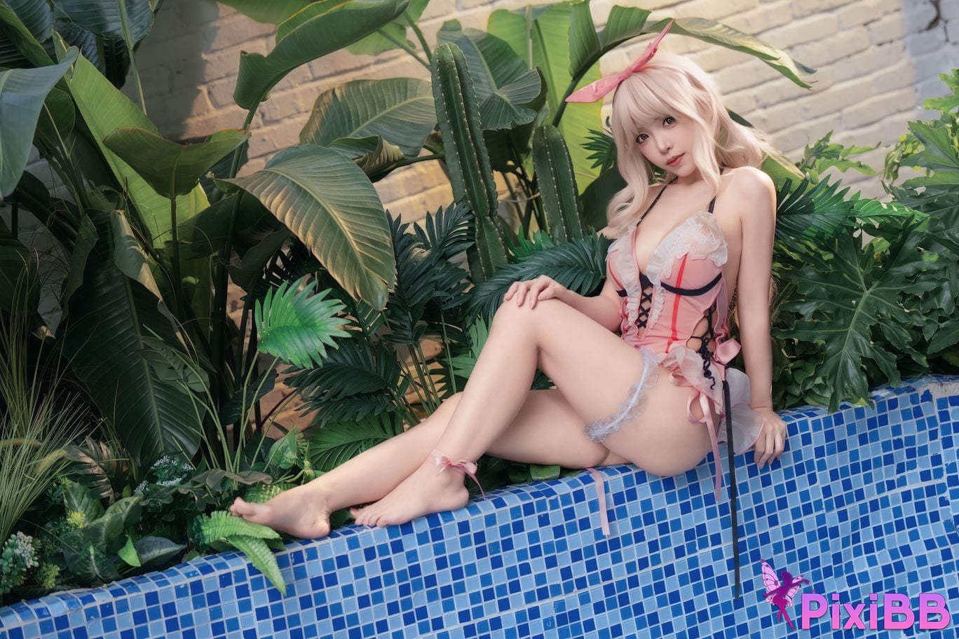 Cosplayer Bangni Bonnie Eternal calamity Delicate swimsuit PixiBB.COM 052