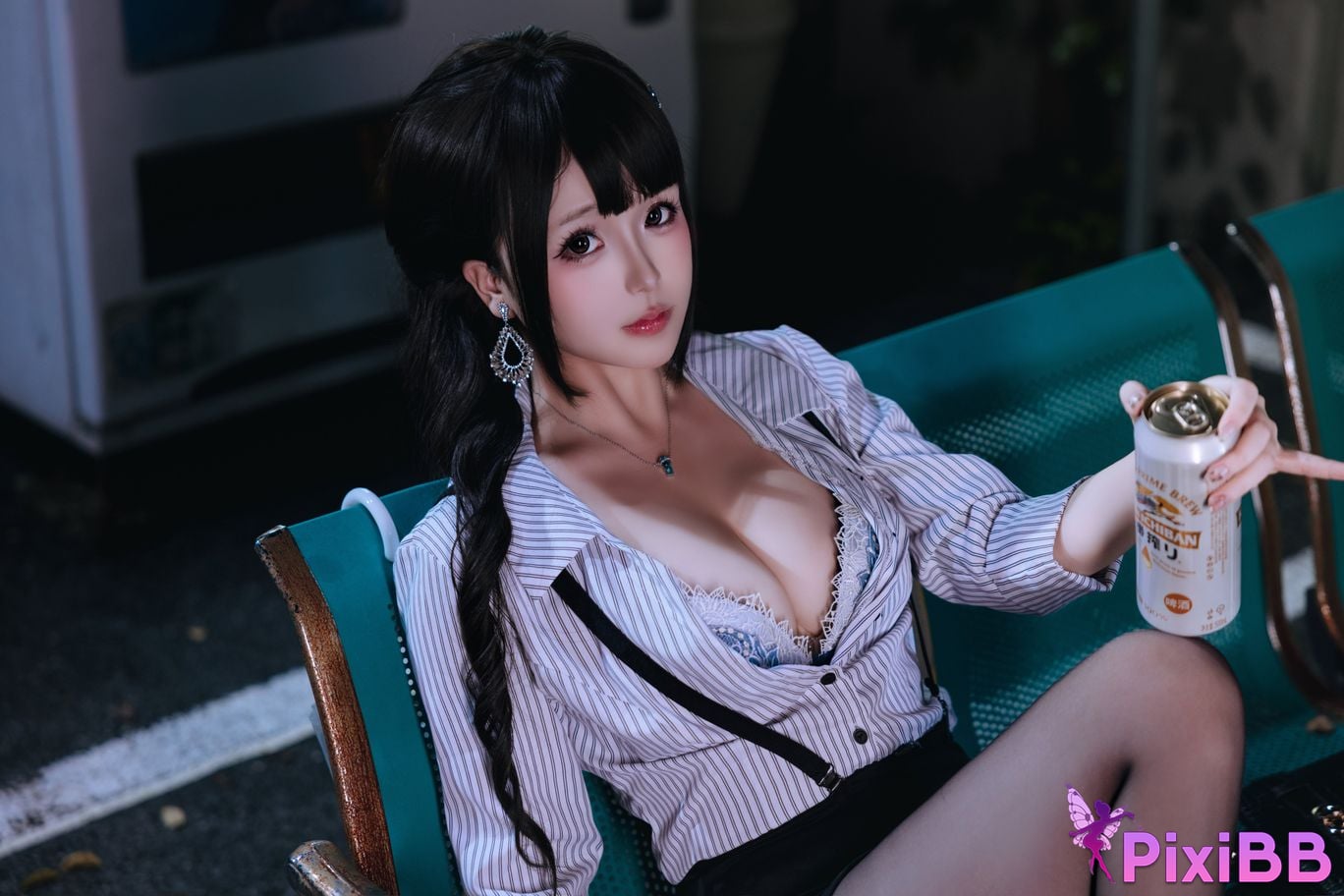 Cosplayer Hinajiao Off work OL PixiBB.COM 068