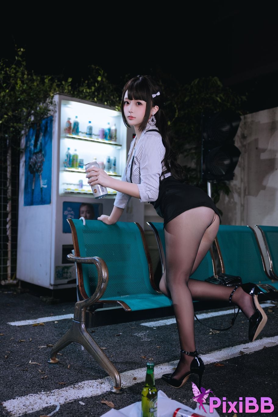 Cosplayer Hinajiao Off work OL PixiBB.COM 079