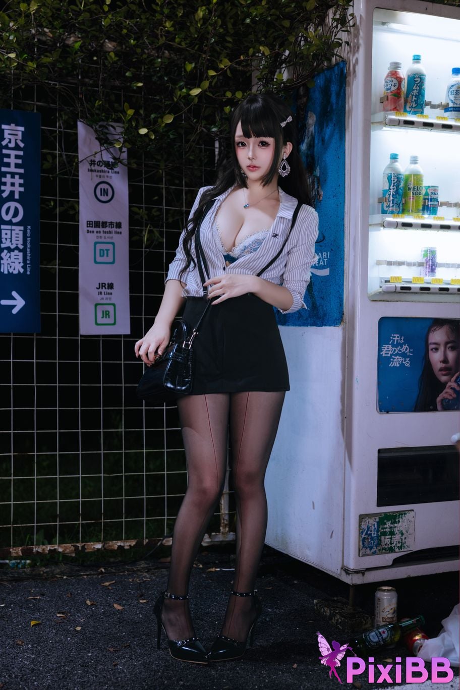 Cosplayer Hinajiao Off work OL PixiBB.COM 090