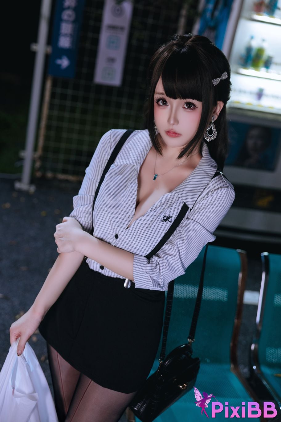 Cosplayer Hinajiao Off work OL PixiBB.COM 093