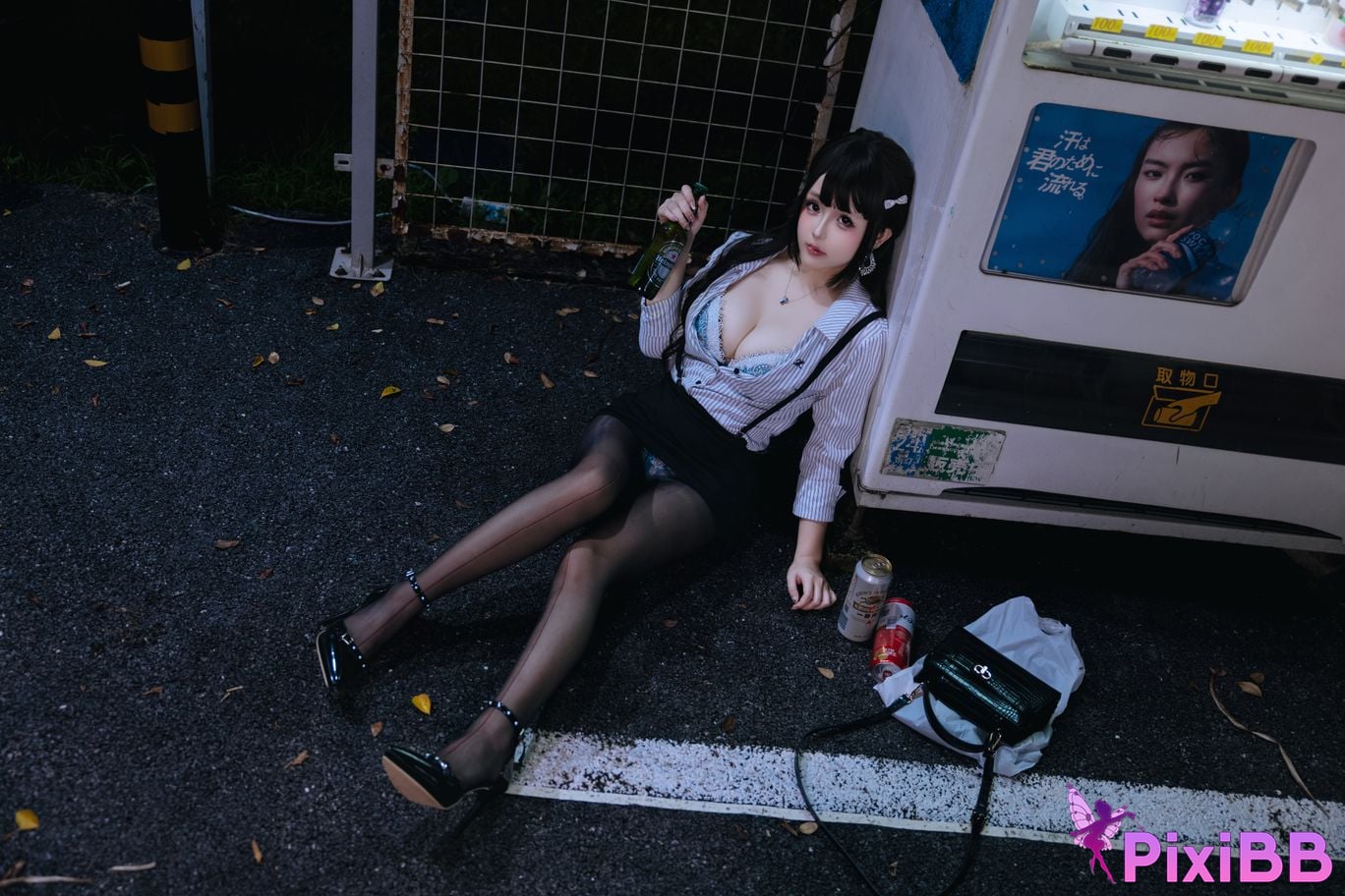 Cosplayer Hinajiao Off work OL PixiBB.COM 110