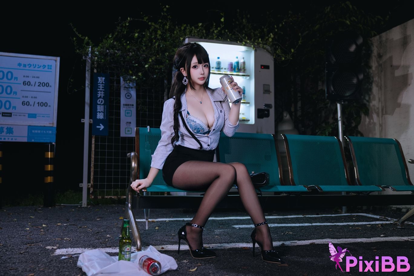 Cosplayer Hinajiao Off work OL PixiBB.COM 111