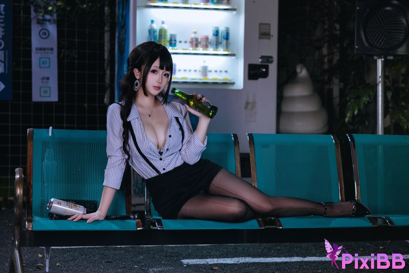 Cosplayer Hinajiao Off work OL PixiBB.COM 113