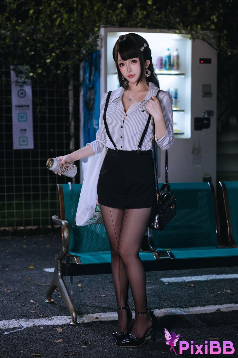 Cosplayer Hinajiao Off work OL PixiBB.COM 115