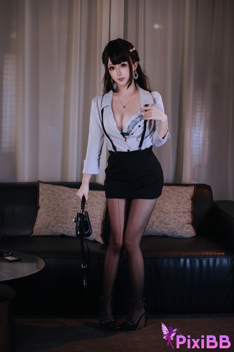 Cosplayer Hinajiao Off work OL PixiBB.COM 124