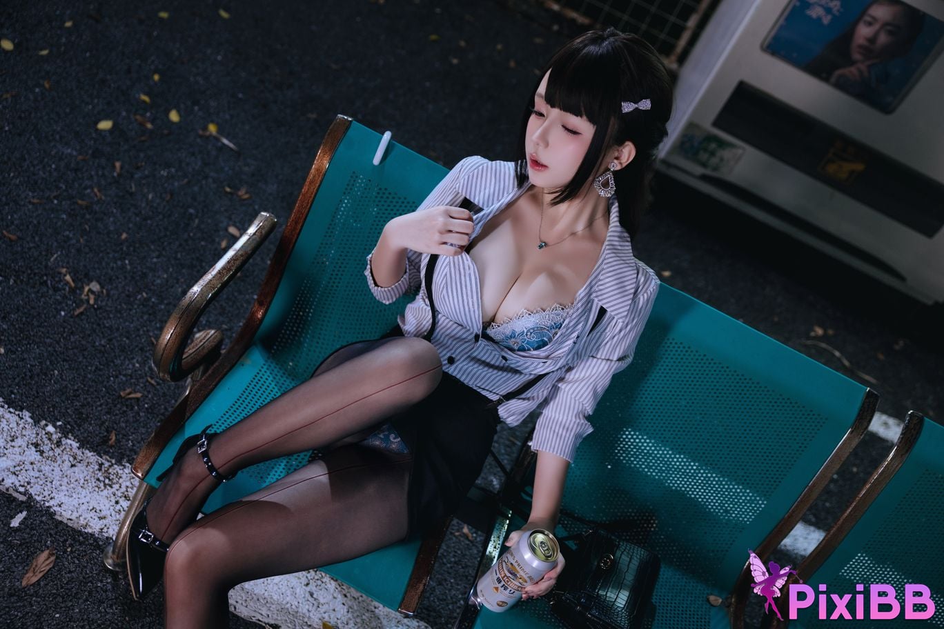 Cosplayer Hinajiao Off work OL PixiBB.COM 170