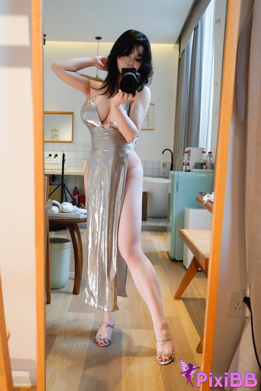 Cosplay A cat hat Silver pearls PixiBB.COM 091