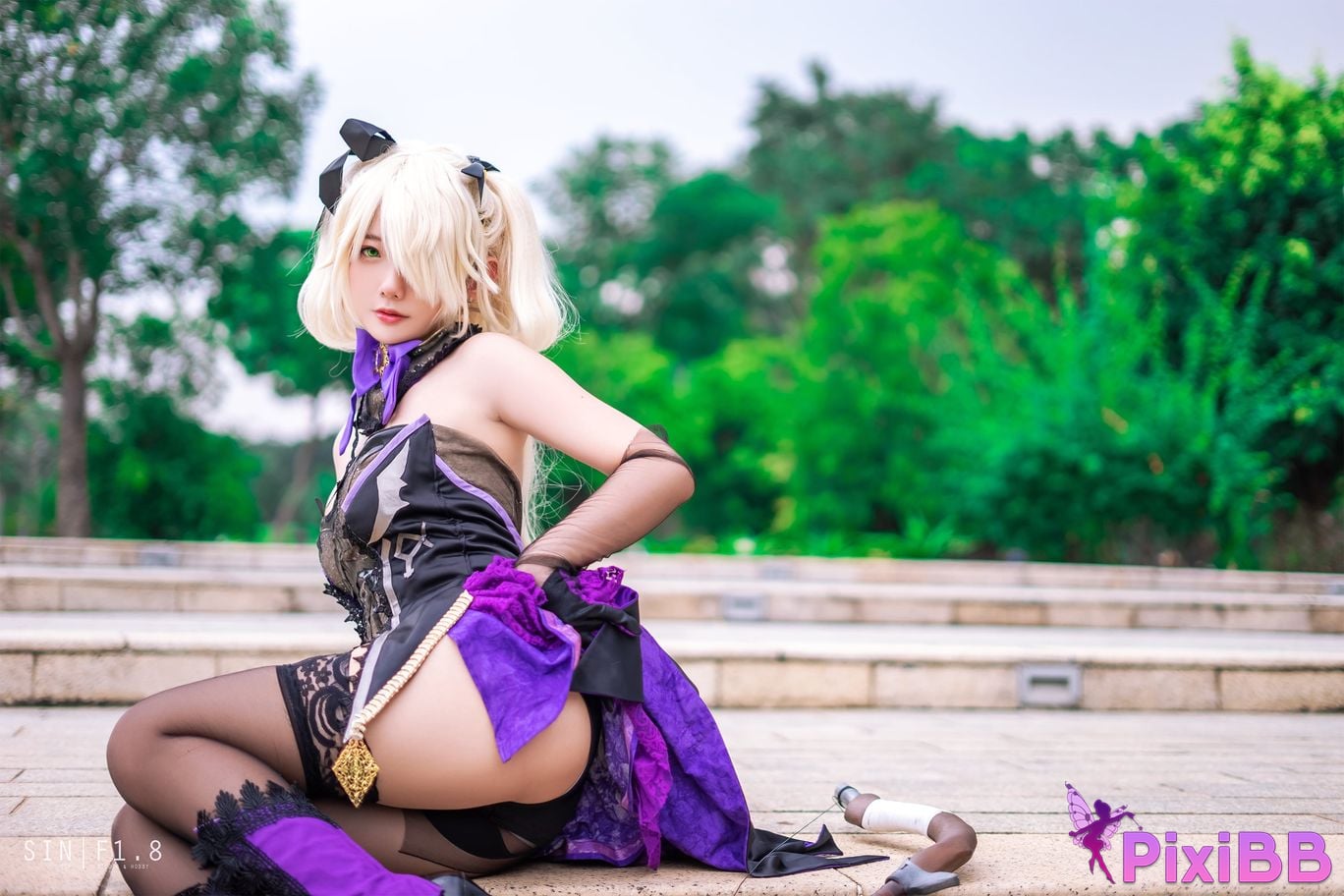 Cosplay Messie Huang Fischl Genshin Impact PixiBB.COM 014